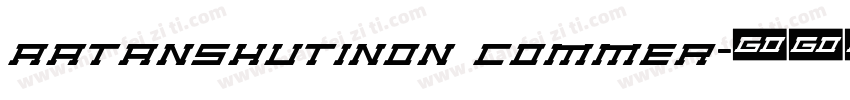 AaTanshutiNon Commer字体转换